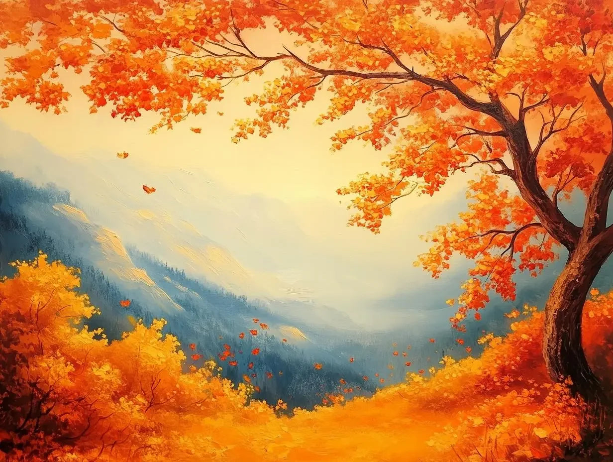 autumn's golden embrace - wallcreatives