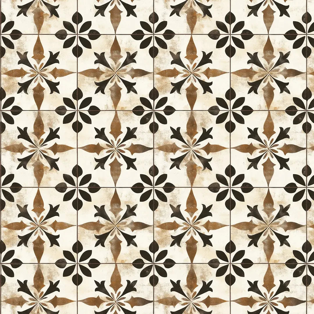 antique cordoba star tile - wallcreatives