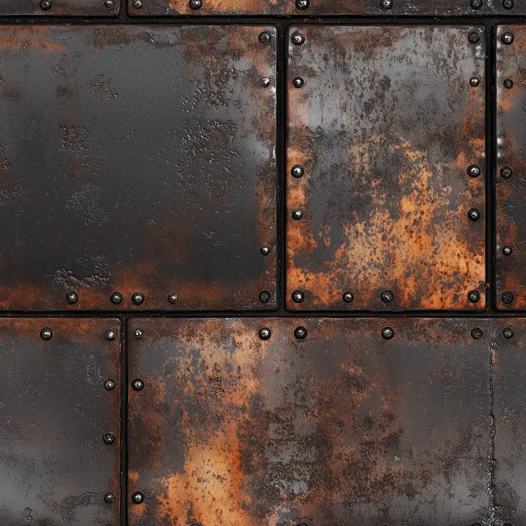 forged iron fortress panels - wallcreatives
