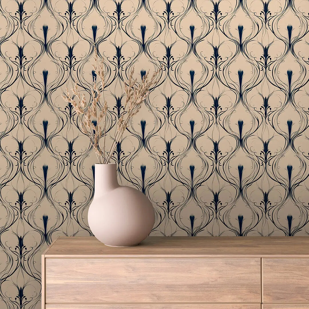 midnight plume serenade - wallcreatives