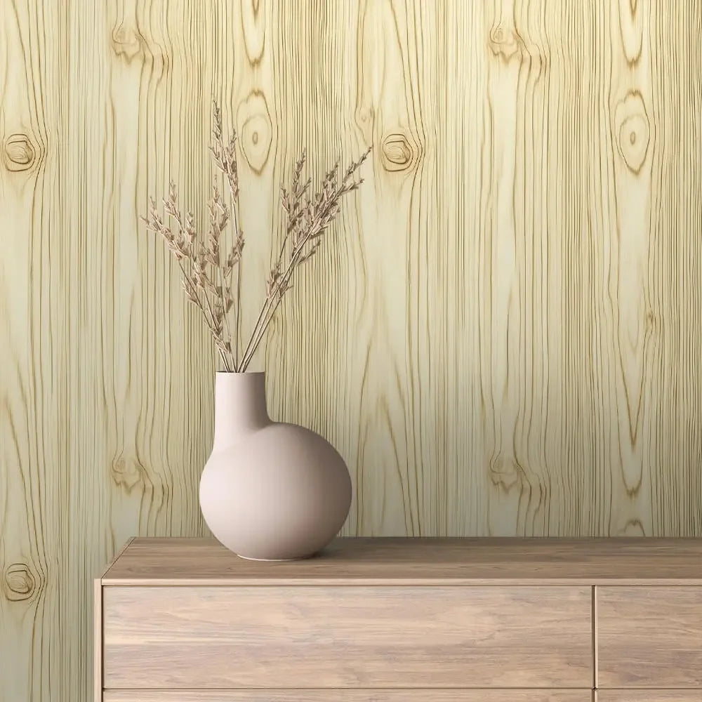 scandinavian blonde wood lines - wallcreatives