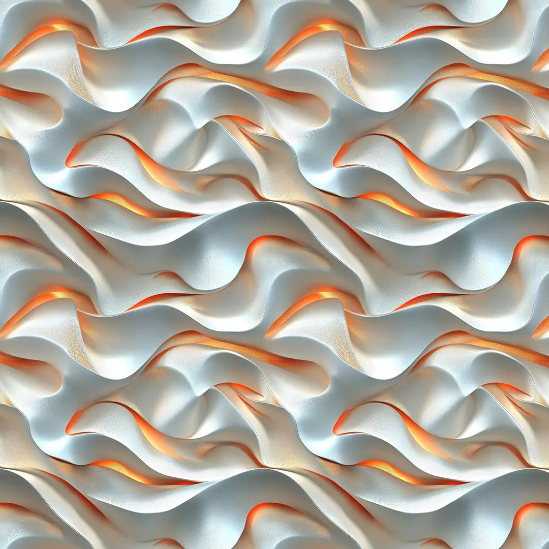 molten pearl and amber flow - wallcreatives
