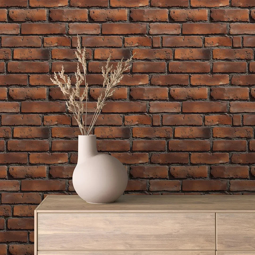 heritage factory brick wall - wallcreatives