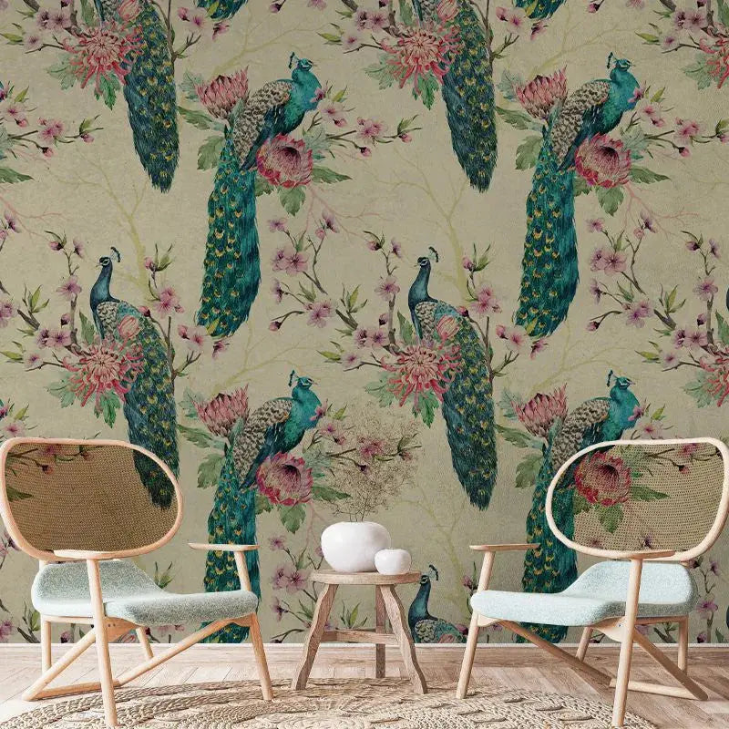Pea Fowl Wallpaper Vladila
