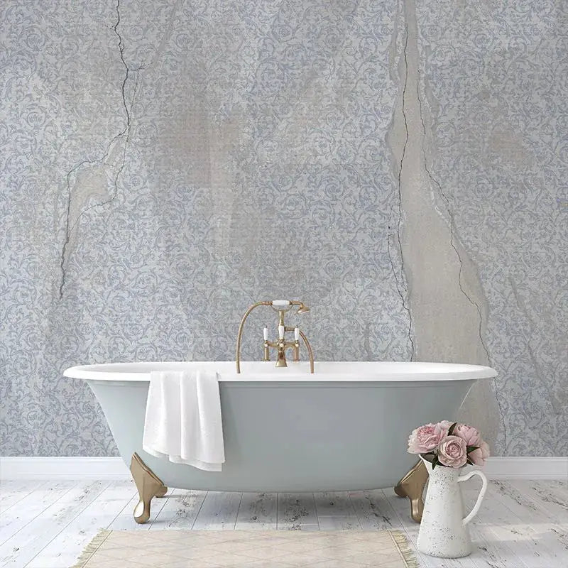 Nomadic Wall Blue Wallpaper Vladila