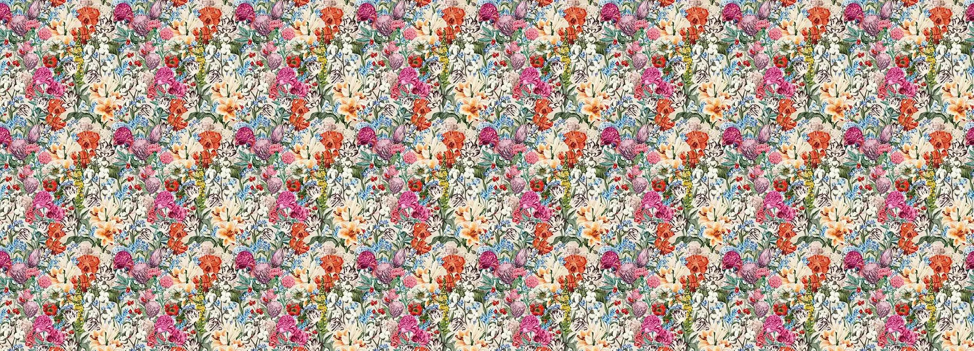 Primavera Flowers (Cream) Wallpaper Vladila