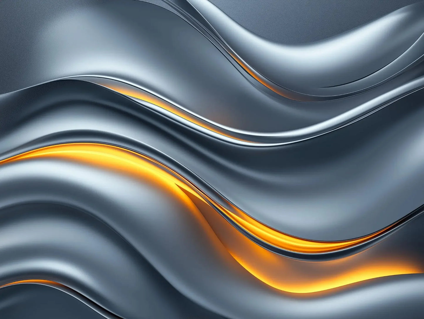solar flare on brushed metal - wallcreatives