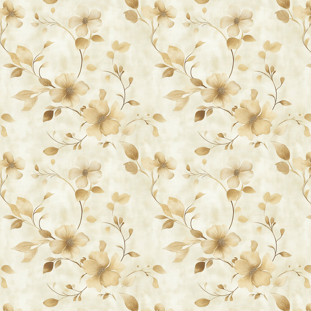 golden hour floral trail - wallcreatives