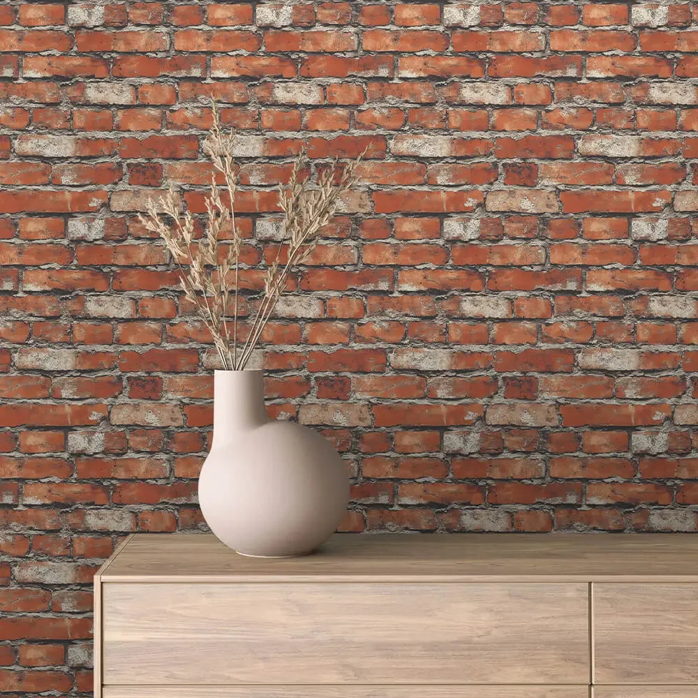 Beautiful view of Urban Exposed Brick Wallpaper