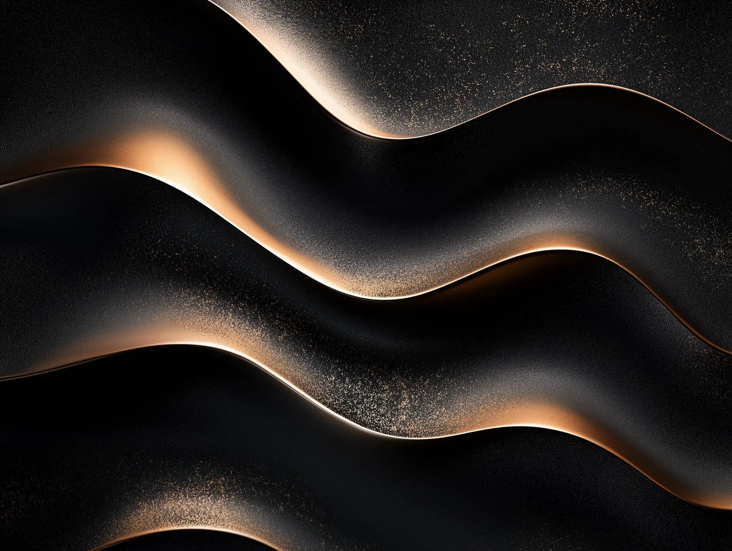 gilded noir waves - wallcreatives