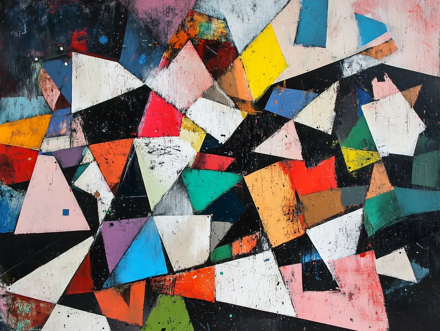 metropolis fragments mural - wallcreatives
