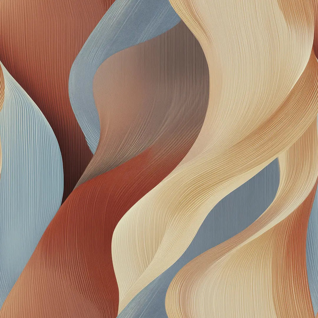 terracotta canyon flow - wallcreatives