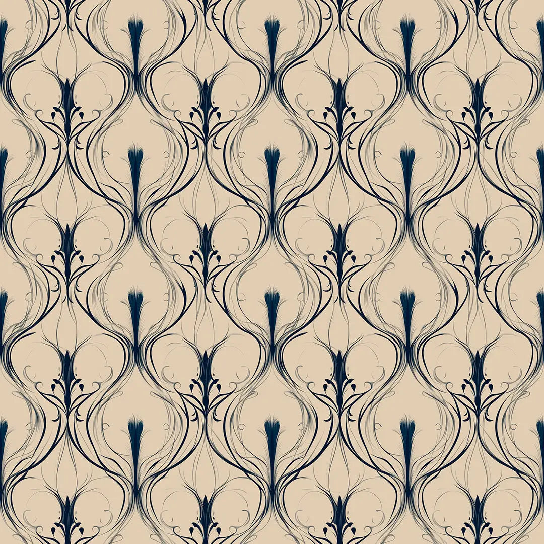 midnight plume serenade - wallcreatives