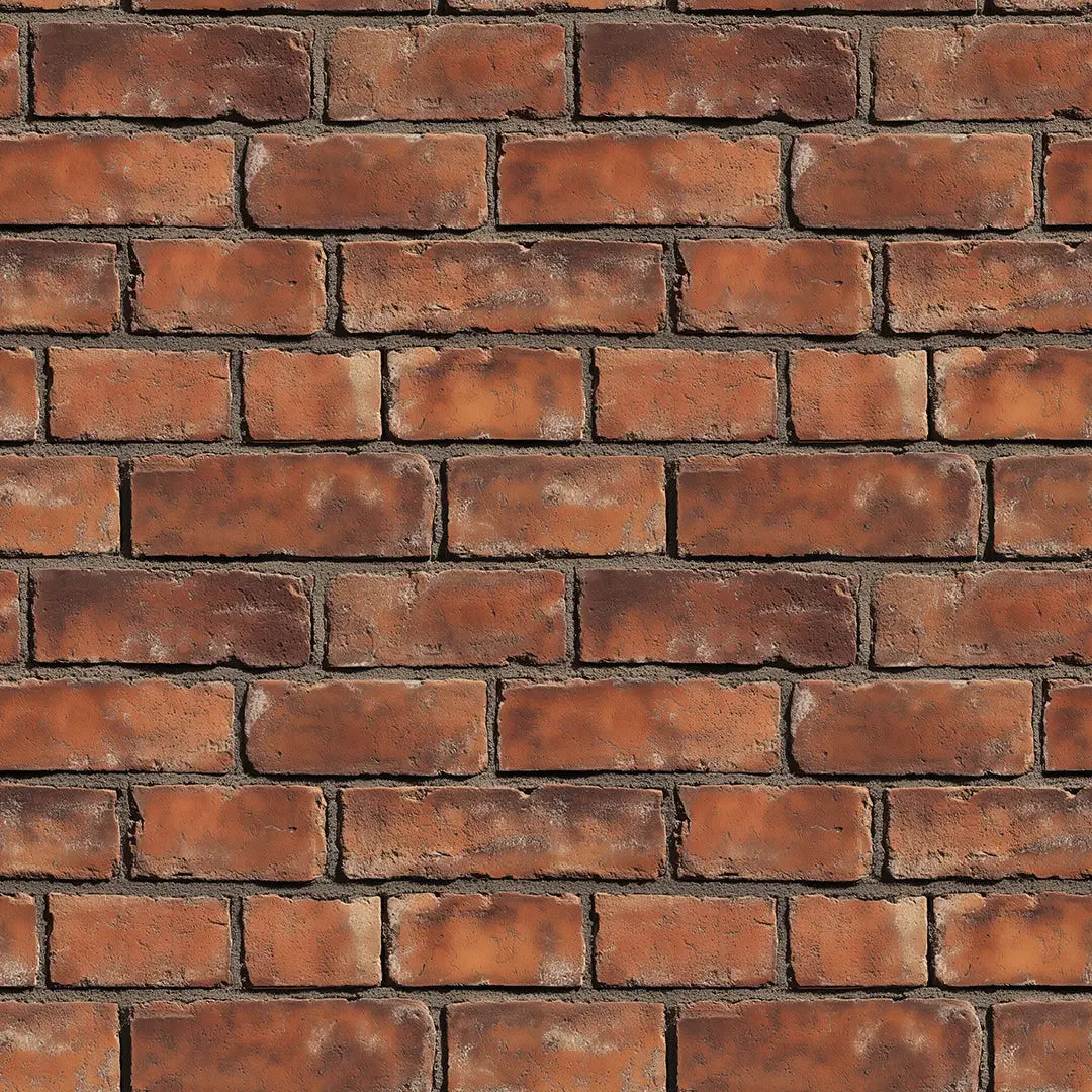 hearthstone red brick facade - wallcreatives