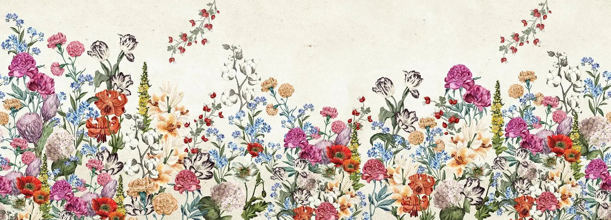 Light Mural Bouquet Wallpaper Vladila