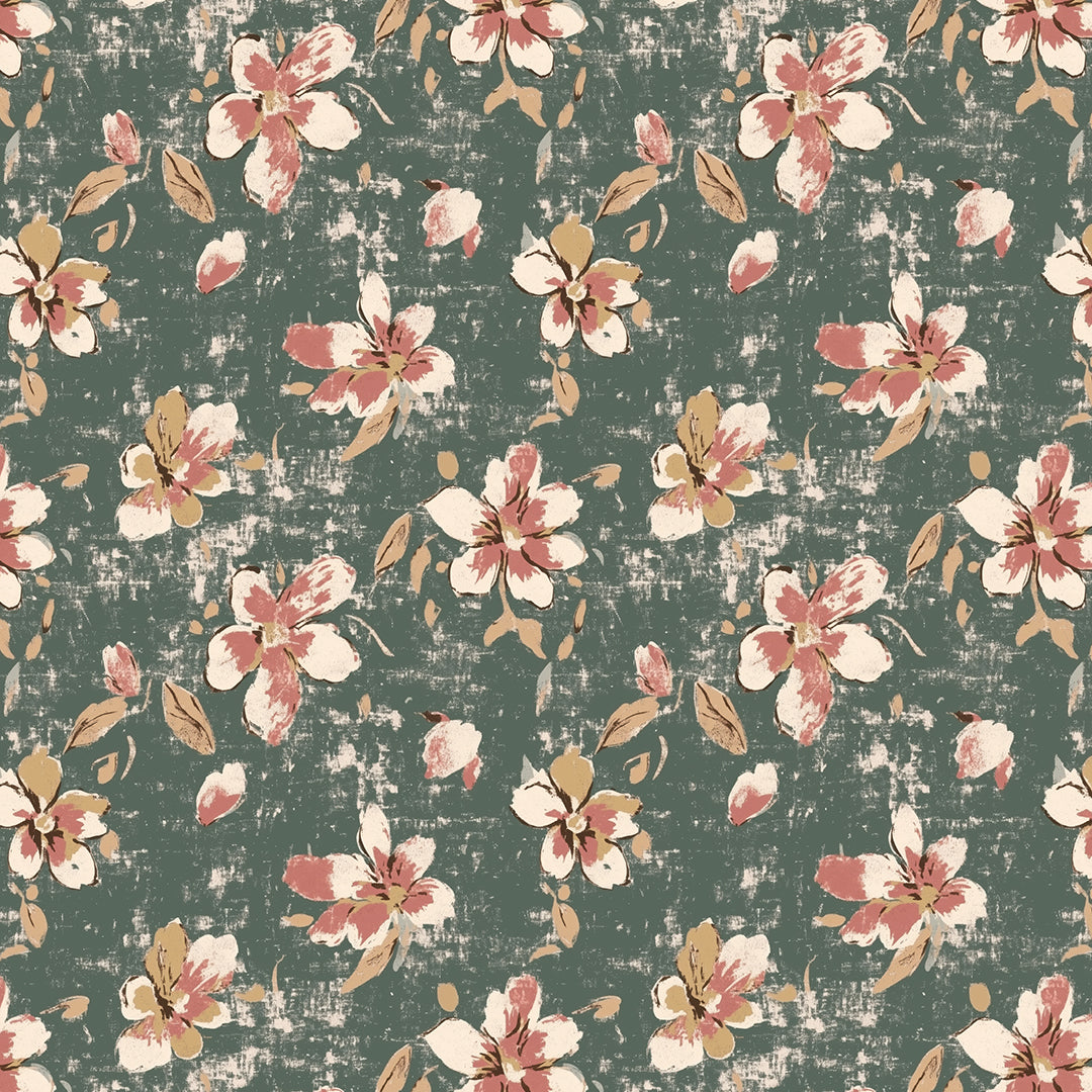 faded garden serenity wallpaper - wallcreatives