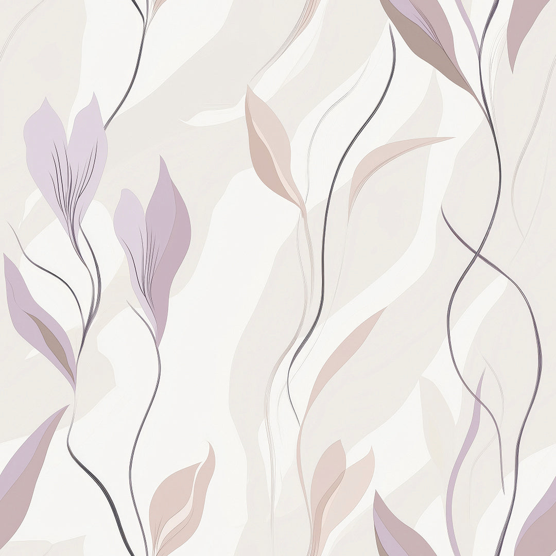 gentle lavender bloom - wallcreatives