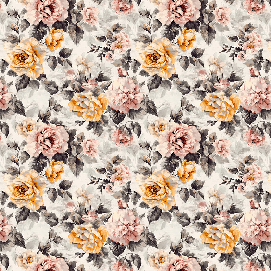 golden blush heritage bloom - wallcreatives