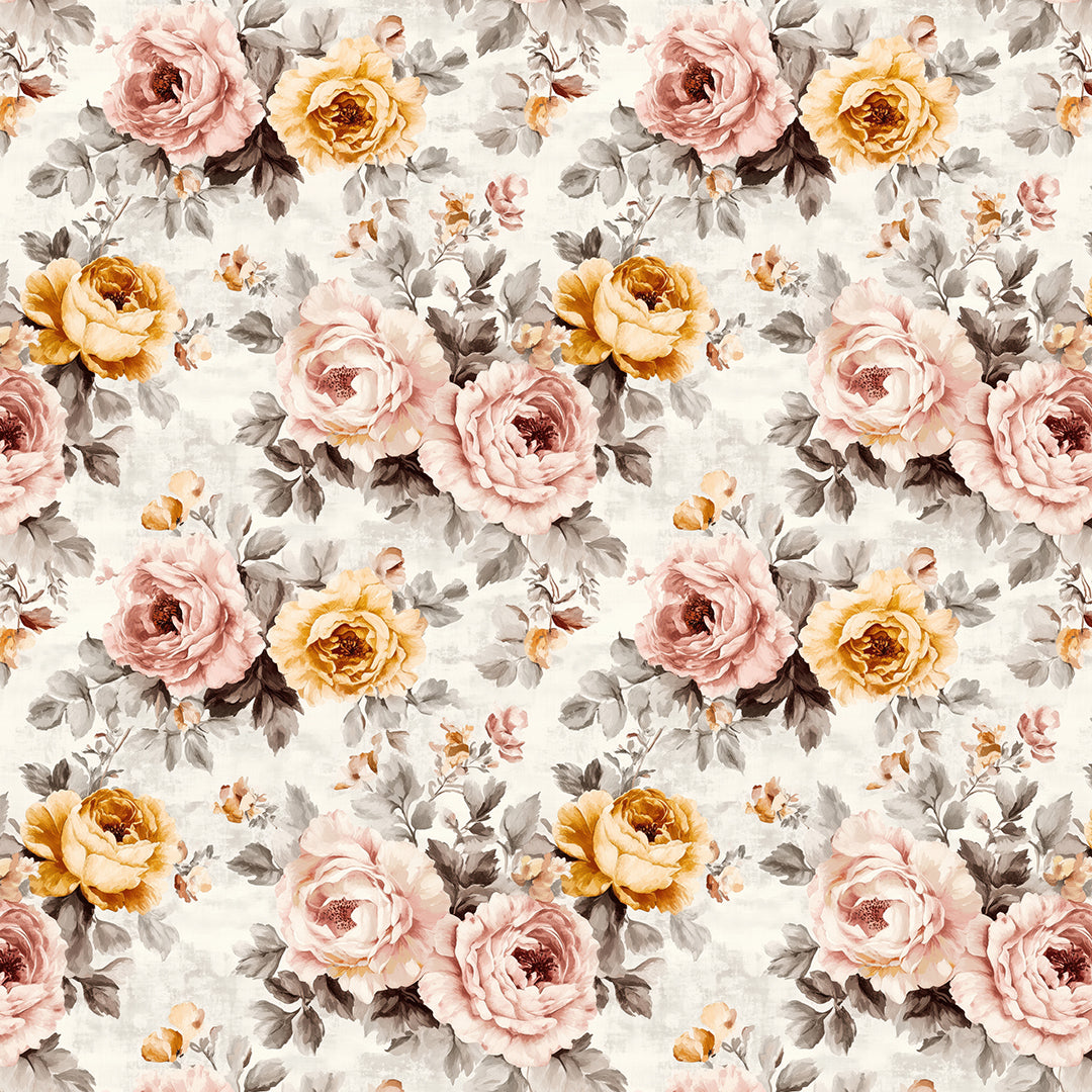 timeless english rose garden - wallcreatives