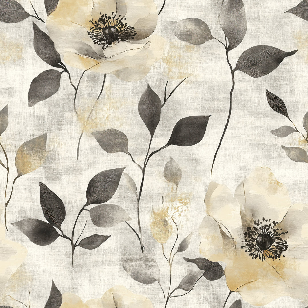 whispering anemone garden - wallcreatives