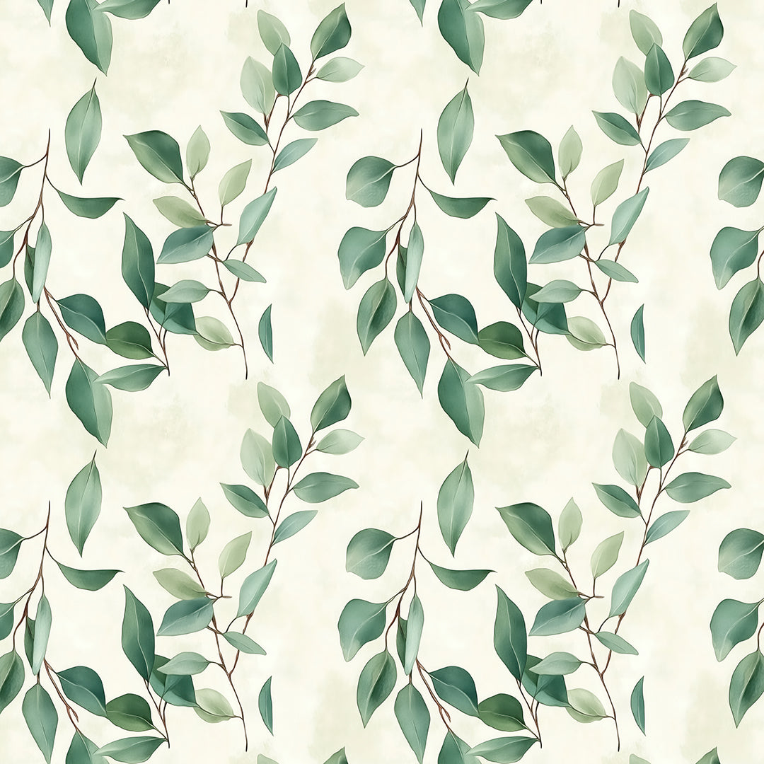 whispering eucalyptus grove wallpaper - wallcreatives