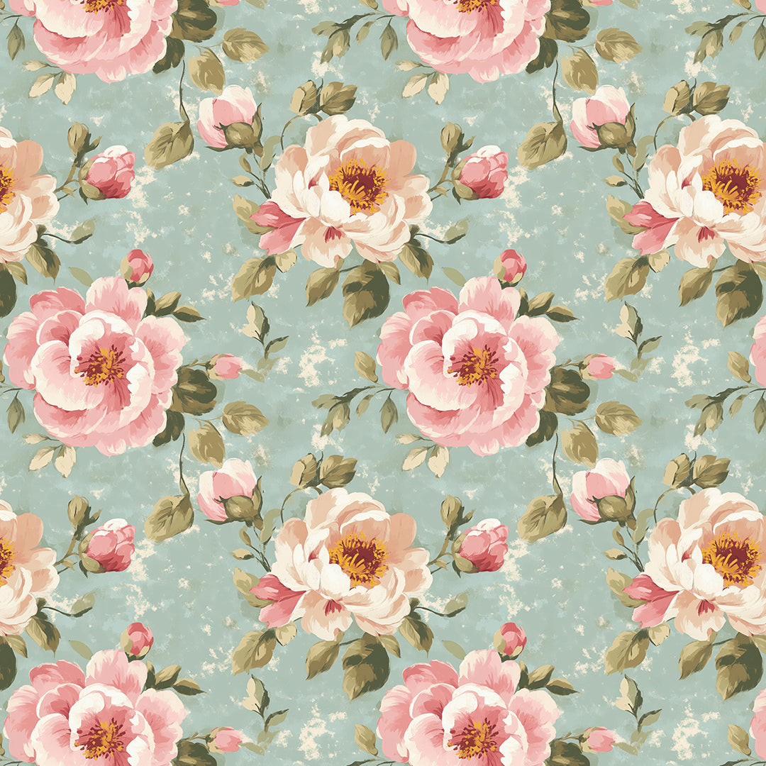 whispering petals heritage wallpaper - wallcreatives
