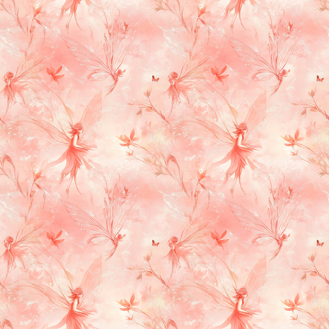 blushing fairy dreamscape - wallcreatives