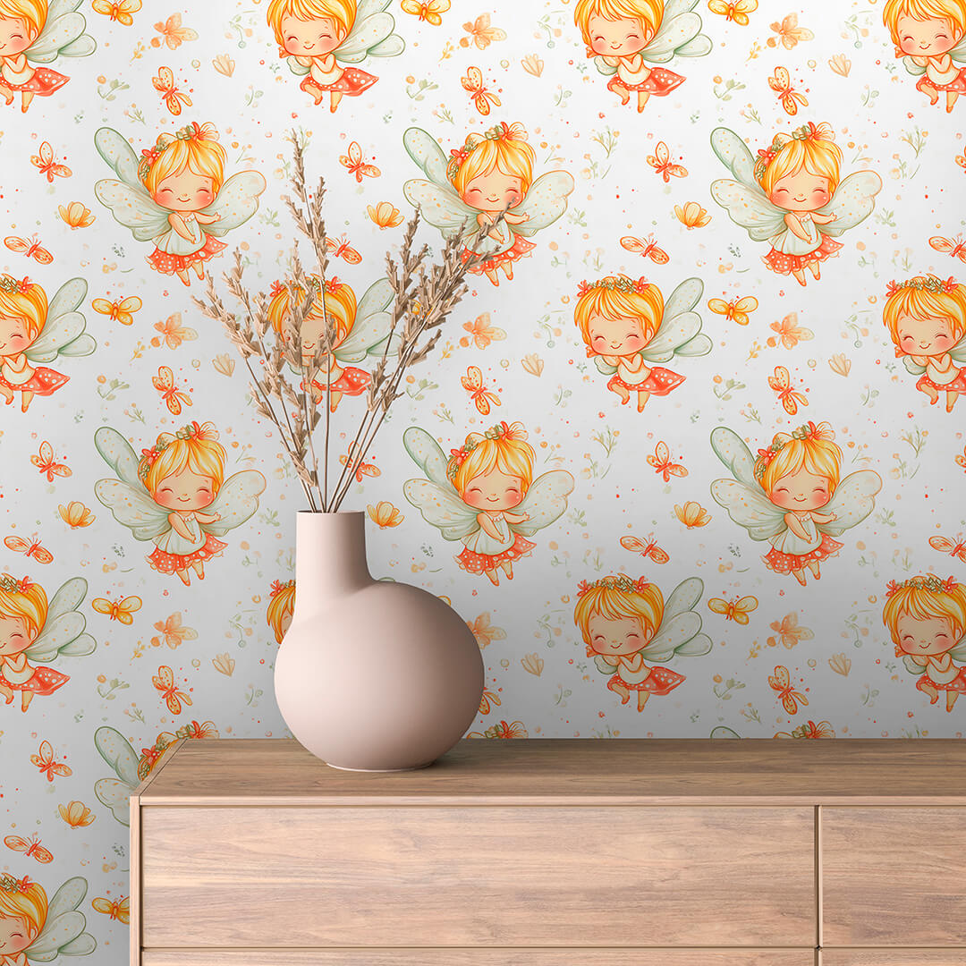 enchanted meadow fairy friends - wallcreatives
