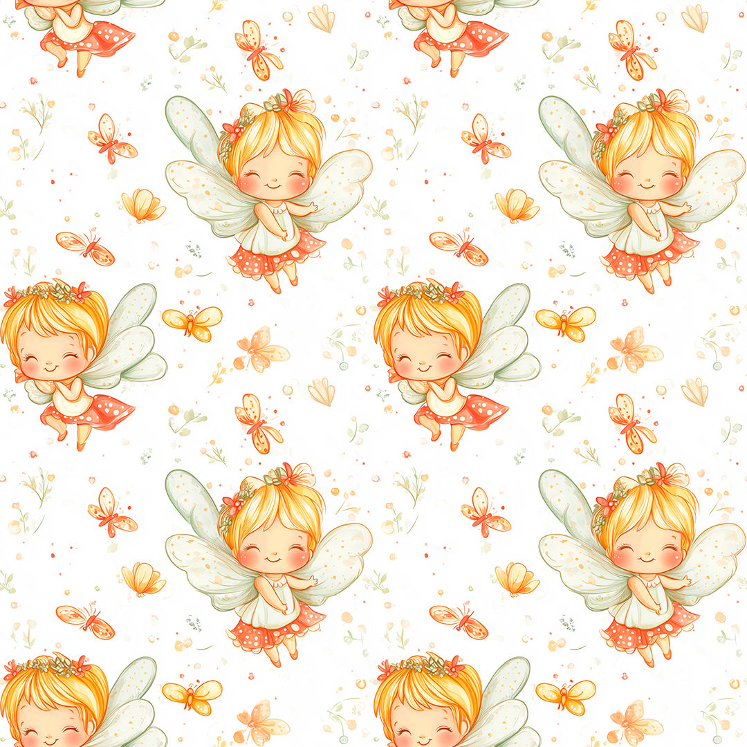 enchanted meadow fairy friends - wallcreatives