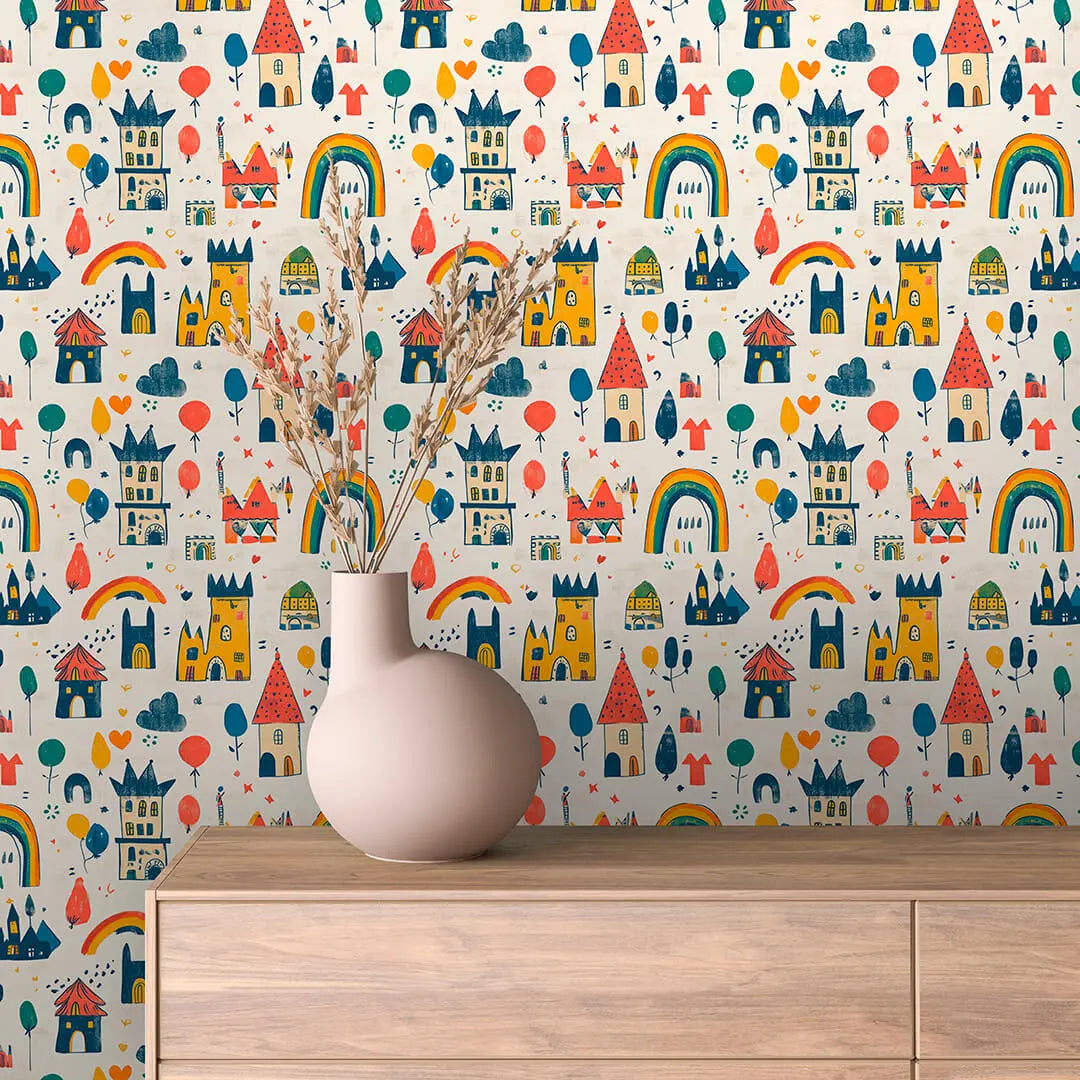 whimsical kingdom adventure wallpaper - wallcreatives