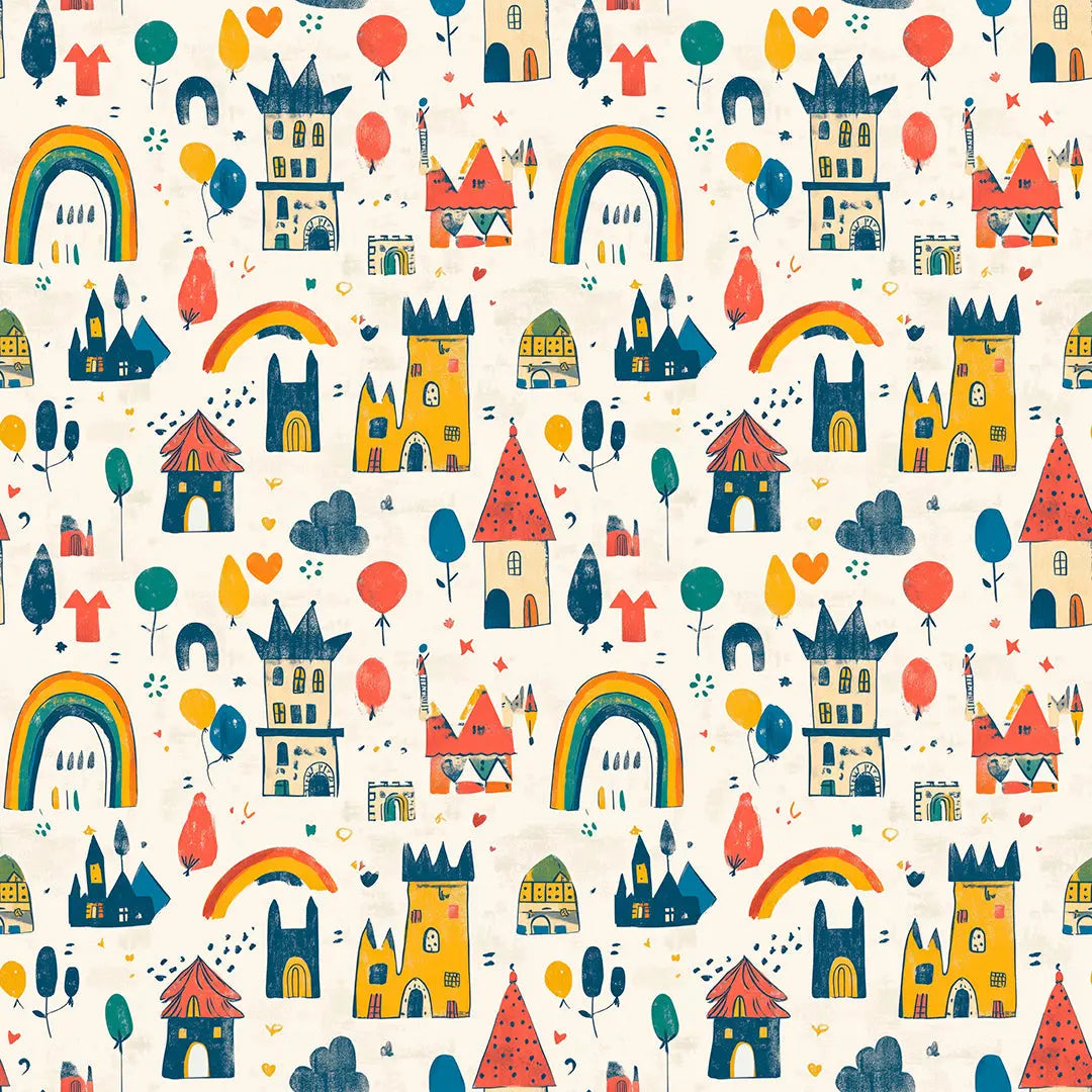 whimsical kingdom adventure wallpaper - wallcreatives