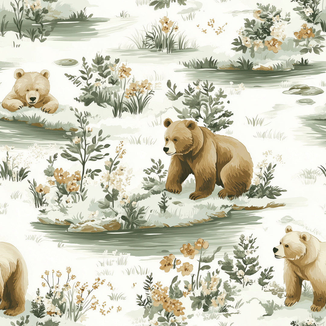 whispering woods bear trail - wallcreatives