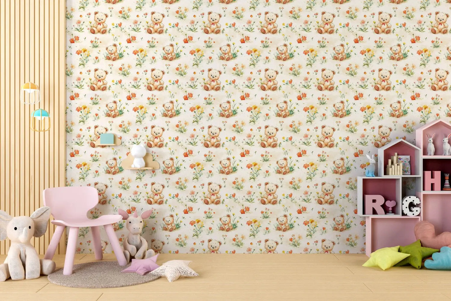 Teddy's Garden Whispers WallCreatives