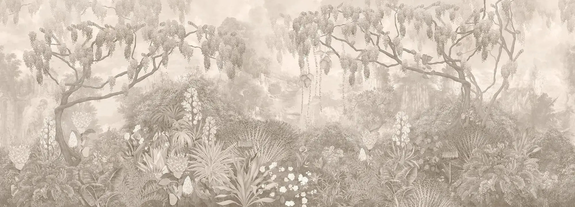 Glycine Sepia Wallpaper Vladila