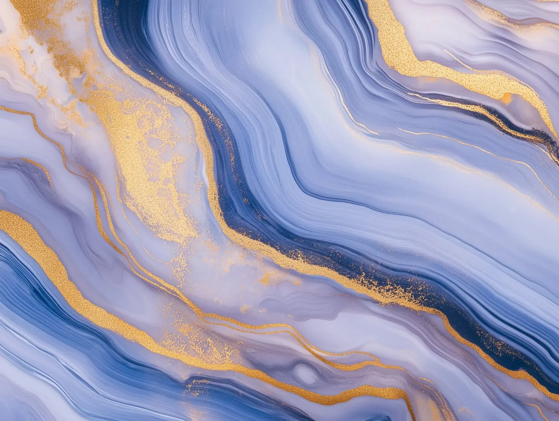 Gilded Azure Agate - WallCreatives