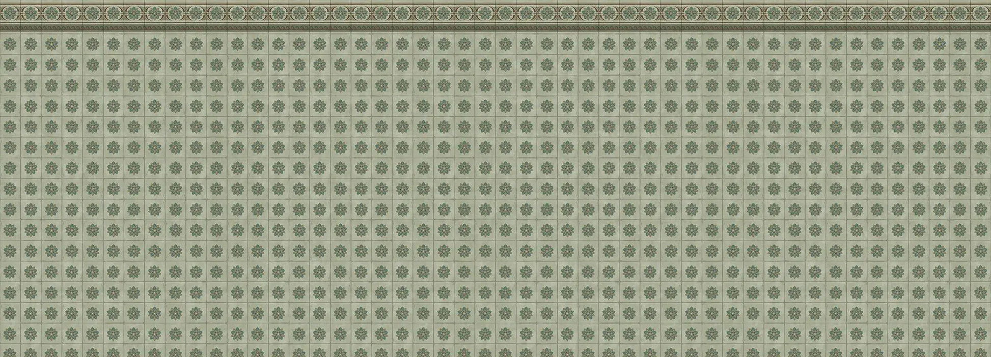Green Tiles Wallpaper Vladila