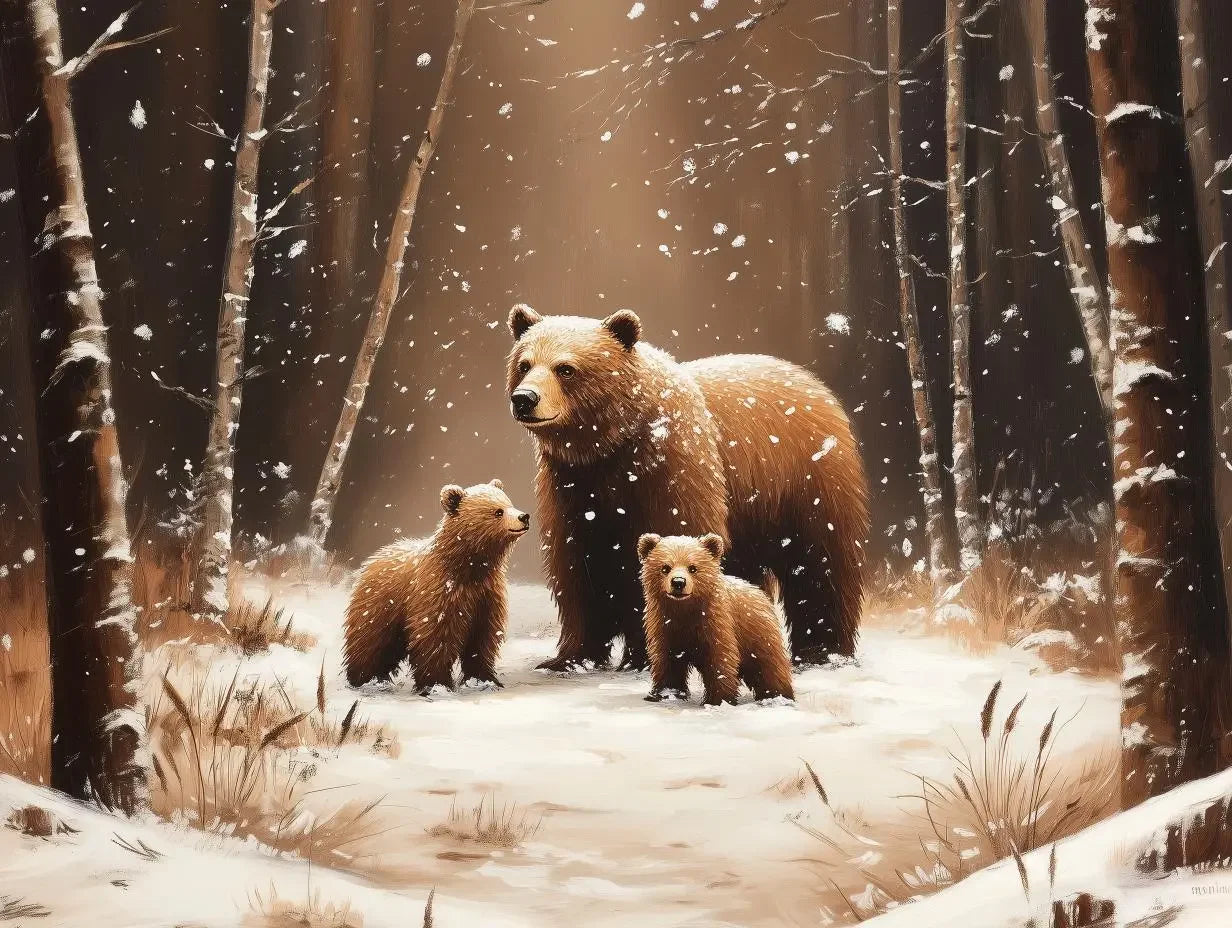 Mama Bear's Winter Haven - WallCreatives