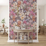 Primavera Pastel Flowers (Dark) Wallpaper Vladila