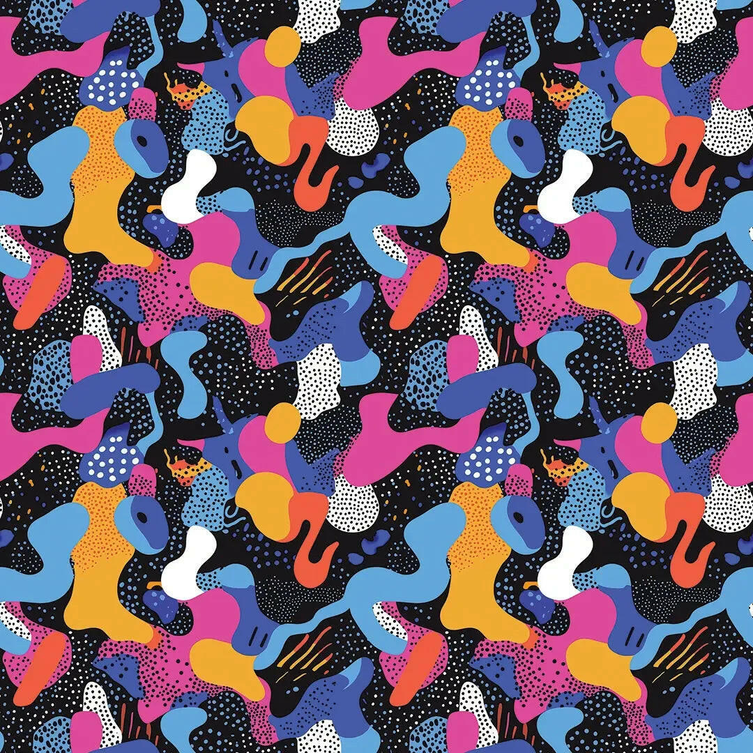 Cosmic Confetti Celebration - WallCreatives