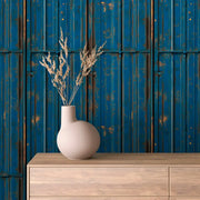 Cobalt Cargo Bay Wall - WallCreatives