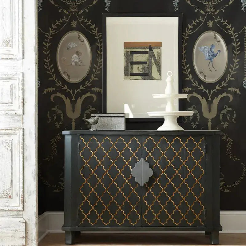Royal Animals Black Wallpaper Vladila