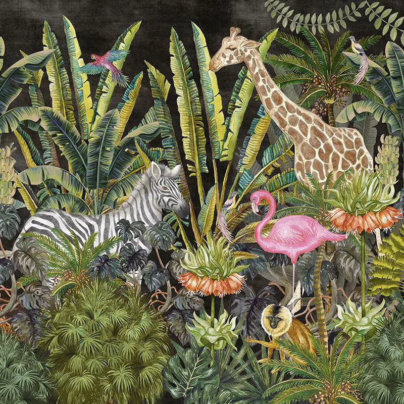 Jungleful (dark) Wallpaper Vladila