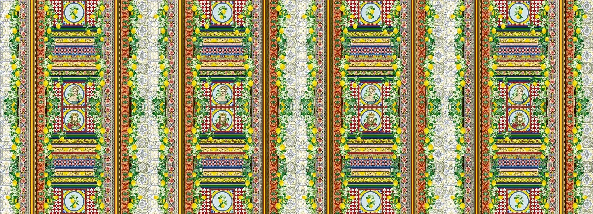 Crown's Orchard in Ceramics Wallpaper Vladila