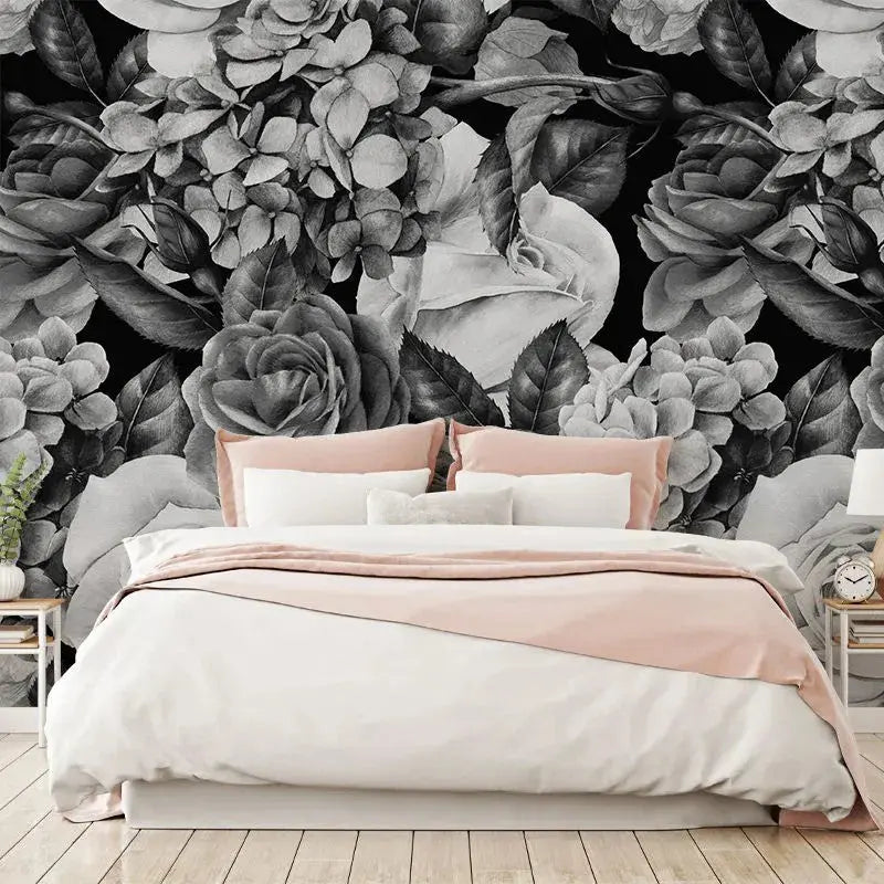 Bw Flowers Wallpaper Vladila