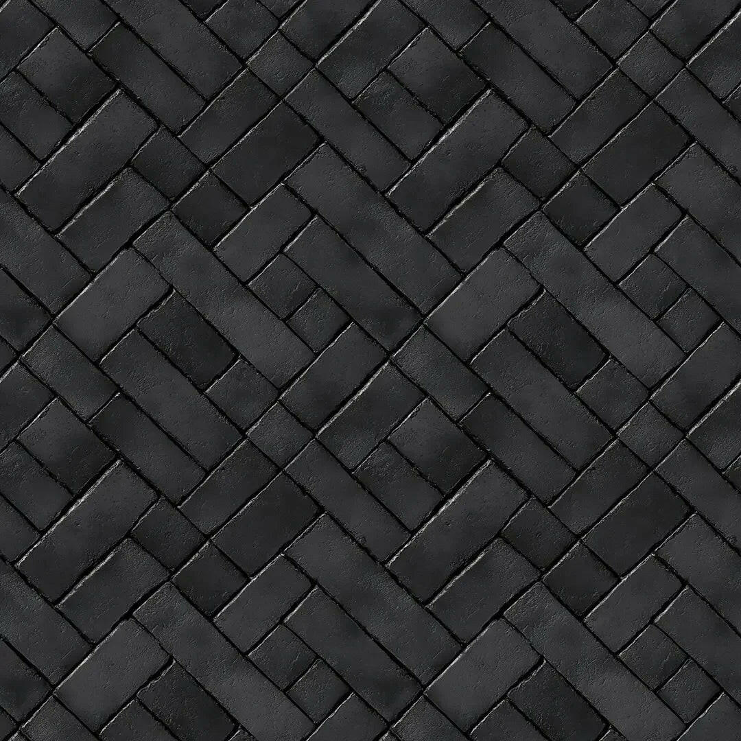Urban Slate Herringbone - WallCreatives