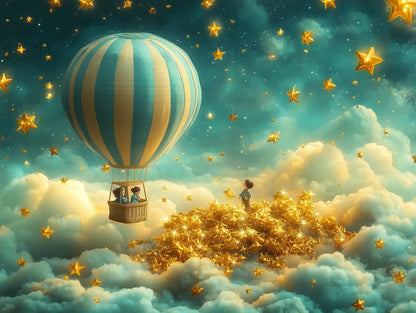 Star Catcher's Midnight Voyage - WallCreatives