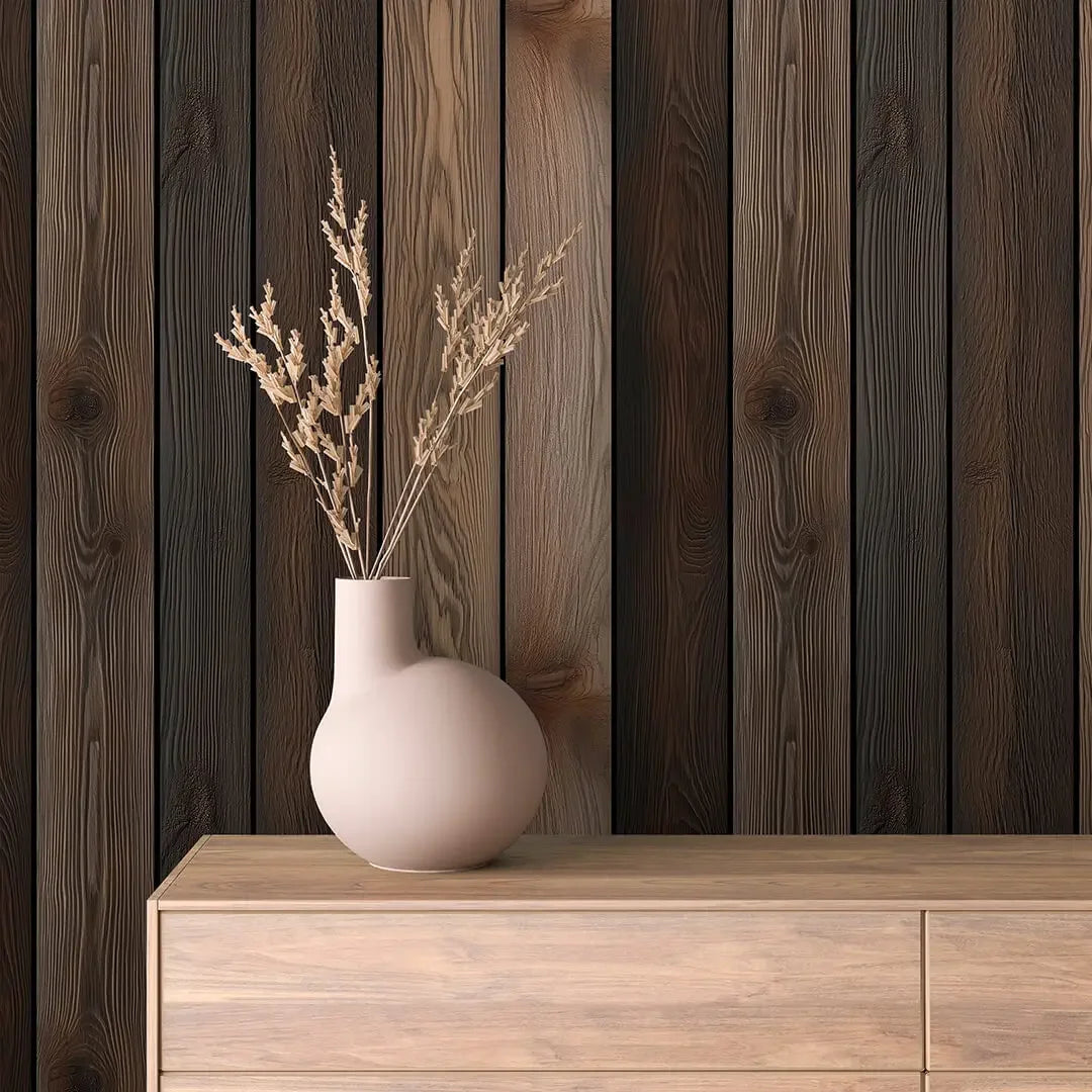 Rich Timber Vertical Planks - WallCreatives