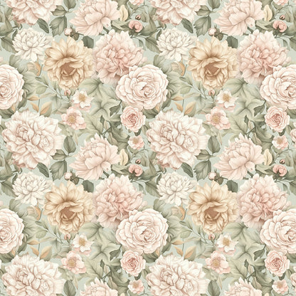 Heirloom Blush Garden Tapestry - WallCreatives