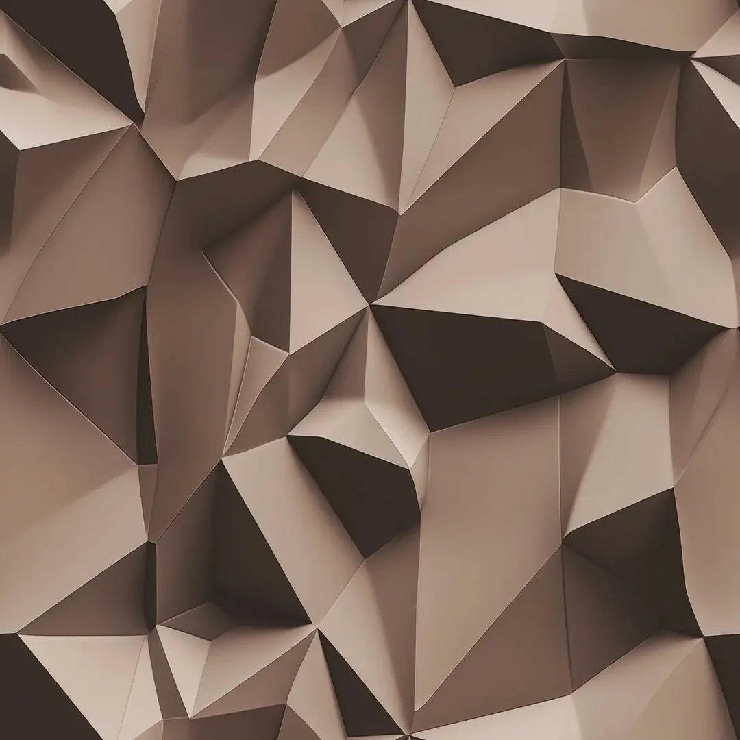 Sculptural Earth Folds Wallpaper - WallCreatives