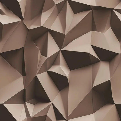 Sculptural Earth Folds Wallpaper - WallCreatives